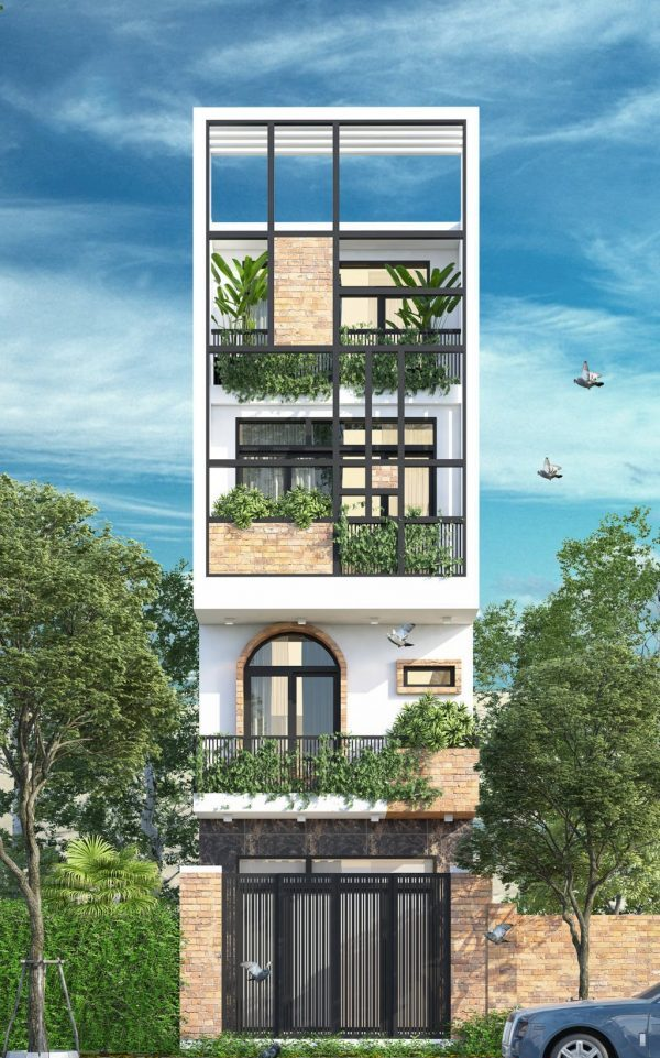 Hình ảnh công trình: Mẫu thiết kế nhà phố 4 tầng đẹp được săn lùng nhiều nhất hiện nay